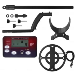 Metal Detector, TC-300 Underground Metal Detector Gold Detectors Treasure Finder Detector Circuit Metales High Sensitivity Waterproof Lightweight(TC-300)