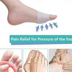 Metatarsal Pads, Gel Toe Separators, Bunion Corrector Cushion, Toe Spacers, Ball of Foot Cushions, Soft&Breathable, Idea for Mortons Neuroma, Blisters, Diabetic Feet, Hammer Toe, Rapid Pain Relief