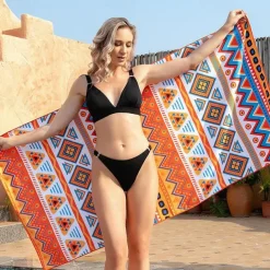 Microfiber Sand Free Beach Towel Quick Dry Super Absorbent Large Towels Blanket for Travel Pool Swimming Bath Camping Yoga Girls Women Men Adults