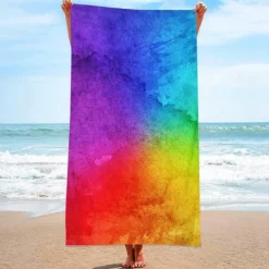 Microfiber Sand Free Beach Towel Quick Dry Super Absorbent Large Towels Blanket for Travel Pool Swimming Bath Camping Yoga Girls Women Men Adults