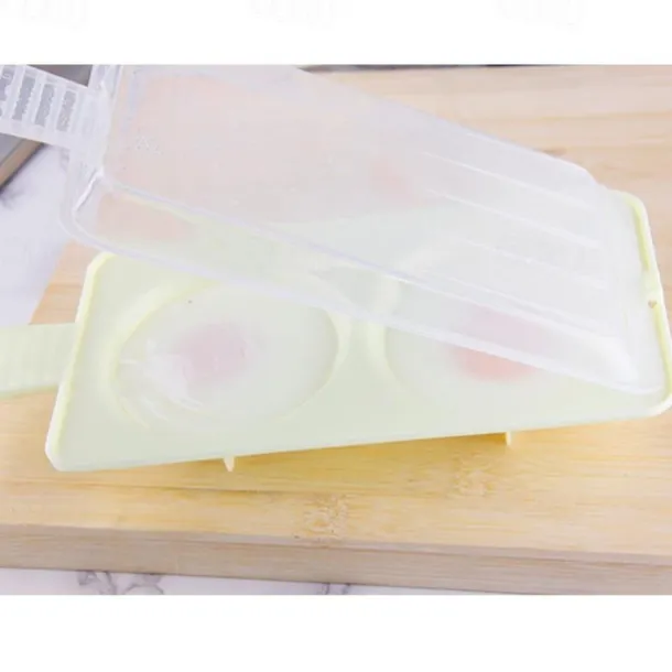 Microwave Egg Cooker, Poached Egg Egg Boiler Cute Double Egg Quick Egg Boiler Kitchen Cooking Gadgets