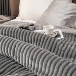 Milk Velvet Throw Blanket - Ultra-Soft and Silky for Luxurious Comfort Cozy and Warm, Perfect for Snuggling High-Quality, Durable Fabric with a Plush Feel Elegant Design That Enhances Any Room Décor