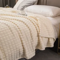 Milk Velvet Throw Blanket - Ultra-Soft and Silky for Luxurious Comfort Cozy and Warm, Perfect for Snuggling High-Quality, Durable Fabric with a Plush Feel Elegant Design That Enhances Any Room Décor