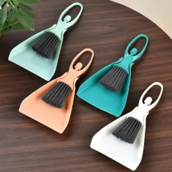 Mini Broom & Dustpan Set – Desktop Cleaning Brush for Keyboard, Drawers, Corners & Small Gaps, Household Cleaning Tool