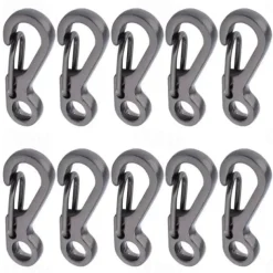 Mini Carabiner, EDC Survival Equipment, Snap Hook For Keychain Backpack Bottle, Outdoor Camping Accessories
