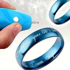 Mini Electric Carving Pen - Cordless, Precision Etching Tool for Name Writing, Plastic, Battery Powered