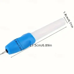 Mini Electric Carving Pen - Cordless, Precision Etching Tool for Name Writing, Plastic, Battery Powered