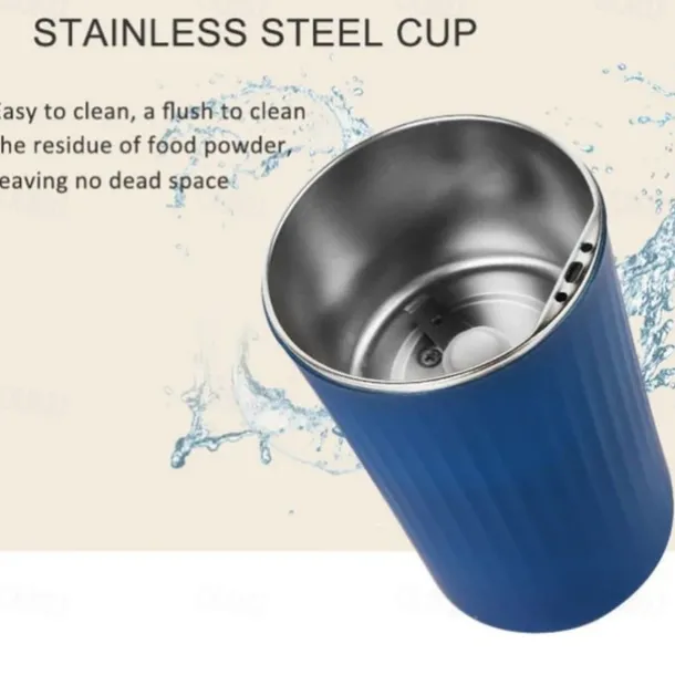 Mini Electric Coffee Grinder,Stainless Steel Grain Grinder and Coffee Mill - Kitchen Herb Grinder for Home Use