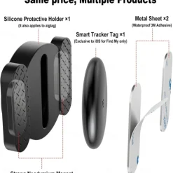 Mini GPS Tracker, Rastreador GPS para Carros Sin Suscripcion, Mini GPS Tracker for Vehicles, Undetectable GPS Tracke for Car,for iPhone/Android , Airtag Pet, Dog, Bag, Kids