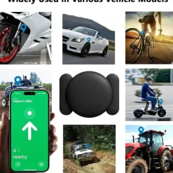 Mini GPS Tracker, Rastreador GPS para Carros Sin Suscripcion, Mini GPS Tracker for Vehicles, Undetectable GPS Tracke for Car,for iPhone/Android , Airtag Pet, Dog, Bag, Kids