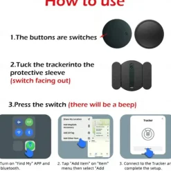 Mini GPS Tracker, Rastreador GPS para Carros Sin Suscripcion, Mini GPS Tracker for Vehicles, Undetectable GPS Tracke for Car,for iPhone/Android , Airtag Pet, Dog, Bag, Kids