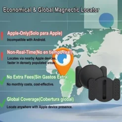 Mini GPS Tracker, Rastreador GPS para Carros Sin Suscripcion, Mini GPS Tracker for Vehicles, Undetectable GPS Tracke for Car,for iPhone/Android , Airtag Pet, Dog, Bag, Kids