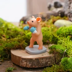 Mini Pig Animal Statue, Waterproof Resin Hand-Painted Garden Decor, Small Pig Figurine for Home, Yard, Patio, Bonsai Landscaping, Miniature Animal Ornament for Indoor and Outdoor Decoration