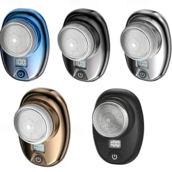 Mini Shaver Portable Electric Shaver, 2023 New Upgraded Pocket Shaver USB Mini Shaver Men's Rechargeable Waterproof Compact Electric Shaver Suitable For Home, Car, Travel