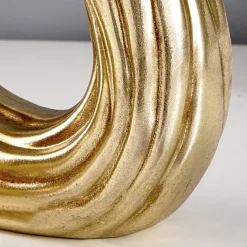 Minimalist Spiral Circle Vase, Resin Home Decor for Dining Room, Hotel, Restaurant, Tabletop and Entryway Decoration, Ideal for Floral and Green Plant Hydroponics, All-Season Use