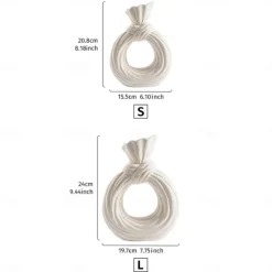 Minimalist Spiral Circle Vase, Resin Home Decor for Dining Room, Hotel, Restaurant, Tabletop and Entryway Decoration, Ideal for Floral and Green Plant Hydroponics, All-Season Use