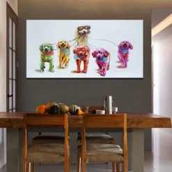 Mintura Handmade Abstract Zebra Animal Oil Paintings On Canvas Wall Art Decoration Modern Pictures For Home Decor Rolled Frameless Unstretched Painting