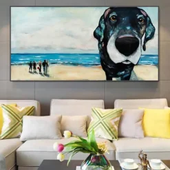 Mintura Handmade Abstract Zebra Animal Oil Paintings On Canvas Wall Art Decoration Modern Pictures For Home Decor Rolled Frameless Unstretched Painting