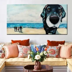 Mintura Handmade Abstract Zebra Animal Oil Paintings On Canvas Wall Art Decoration Modern Pictures For Home Decor Rolled Frameless Unstretched Painting