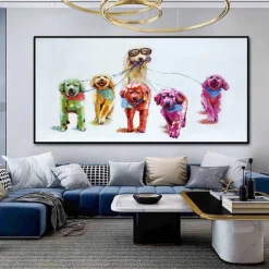 Mintura Handmade Abstract Zebra Animal Oil Paintings On Canvas Wall Art Decoration Modern Pictures For Home Decor Rolled Frameless Unstretched Painting