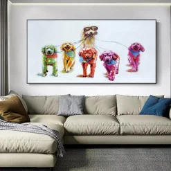 Mintura Handmade Abstract Zebra Animal Oil Paintings On Canvas Wall Art Decoration Modern Pictures For Home Decor Rolled Frameless Unstretched Painting