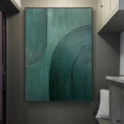 Mintura Handmade Abstract Oil Paintings On Canvas Modern Wall Art Room Decoration Picture For Home Decor Rolled Frameless Unstretched Painting