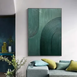 Mintura Handmade Abstract Oil Paintings On Canvas Modern Wall Art Room Decoration Picture For Home Decor Rolled Frameless Unstretched Painting