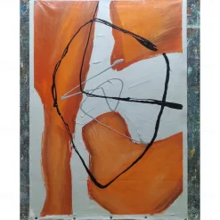 Mintura Handmade Abstract Oil Paintings On Canvas Modern Wall Art Room Decoration Picture For Home Decor Rolled Frameless Unstretched Painting