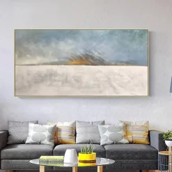 Mintura Handmade Abstract Oil Paintings On Canvas Wall Art Decoration Modern Picture For Home Decor Rolled Frameless Unstretched Painting