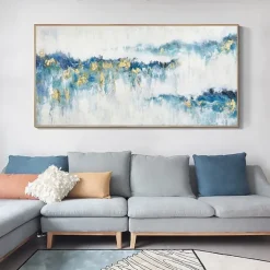 Mintura Handmade Abstract Oil Paintings On Canvas Wall Art Decoration Modern Picture For Home Decor Rolled Frameless Unstretched Painting