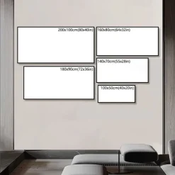 Mintura Handmade Oil Painting On Canvas Wall Art Decoration Modern Abstract Picture For Home Decor Rolled Frameless Unstretched Painting