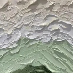 Mintura Handmade Texture Sea Wave Oil Paintings On Canvas Wall Art Decoration Modern Abstract Beach Scenery Picture For Home Decor Rolled Frameless Unstretched Painting