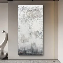 Mintura Handmade Thick Texture Oil Paintings On Canvas Wall Art Decoration Modern Abstract Pictures For Home Decor Rolled Frameless Unstretched Painting