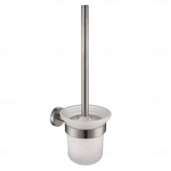 Mirror Polished Silver Toilet Brush Holder Matt Black Rustproof SUS304 Stainless Steel Bathroom Accessories High Quality