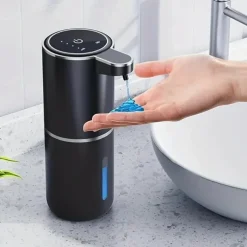 380mL Capacity Automatic Soap Dispenser - Touchless USB Rechargeable and Motion-Sensing Technology