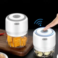 100/250mL Mini Portable Electric Garlic Chopper USB Charging Ginger Masher Machine Sturdy Durable Chili Vegetable Crusher Kitchen Tools Kitchen Accessories