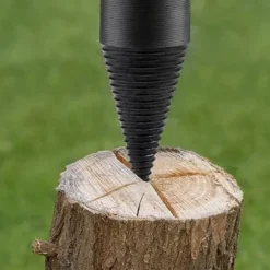 38mm (1.45IN) Drill Bit Chop Wood Splitting Tool Cone Log Splitters Breaking Machine Breaker Firewood Chopper