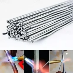 500mm Welding Wire Light Weight Aluminum Low Temperature Soldering Brazing Flux Cored 50PCS