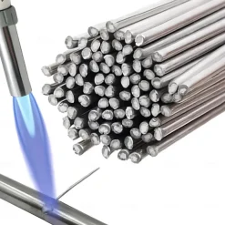 500mm Welding Wire Light Weight Aluminum Low Temperature Soldering Brazing Flux Cored 50PCS