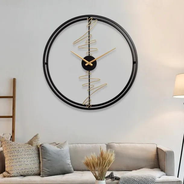 Modern Home Decoration Fashion Quiet Clock Living Room TV Wall Personality Wall Clock Art Decoration Wall Clock 60 cm