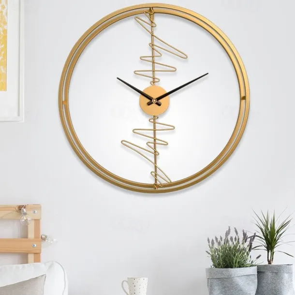 Modern Home Decoration Fashion Quiet Clock Living Room TV Wall Personality Wall Clock Art Decoration Wall Clock 60 cm