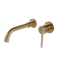 Modern Utility Sink Laundry Chrome Gold Black Faucet with Rotatable Spout, Wall Mount One Handle One Hole Wash Basin Tap with Hot and Cold Water Switch, Laundry Tub Pot Filler Commercial Faucet