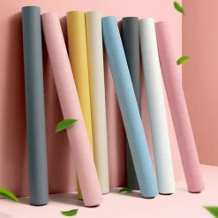 Modern Vinyl Waterproof Removable Smooth Wallpaper Sticker Self-Adhesive Contact Paper for Furniture Stickers Kitchen Living Room 300x60cm