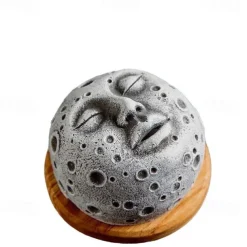 Moon Incense Burner Exquisite Backflow Incense Holder, Elegant Living Room Decor Accent, Aromatherapy Ornament