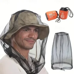 Mosquito And Insect Proof Beekeeping Mesh Mask Fishing Hat Outdoor Mountaineering Jungle Farm Operation Face Mask Hat