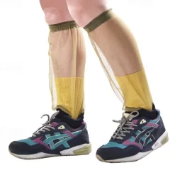 Mosquito Leg Gaiters Netting Quick-Drying Socks for Camping Hiking Hunting Gardening Fishing