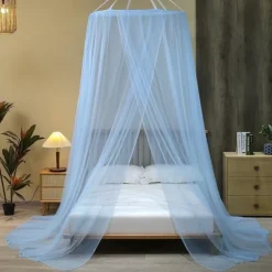Mosquito Net Bed Canopy with Princess Top Easy to Install Suitable for Adult and Children King Size Bed