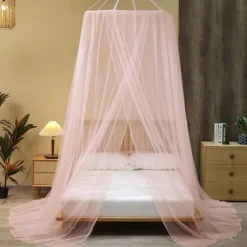 Mosquito Net Bed Canopy with Princess Top Easy to Install Suitable for Adult and Children King Size Bed