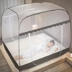 Mosquito Net Pop Up Ten Folding Netting Bed Tent,Portable Mosquito Netting with Bottom,Bug Net,Canopy Outdoor,Camping Tent,Insect Screen,Ultralight,Folding Design