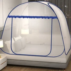 Mosquito Net Pop Up Ten Folding Netting Bed Tent,Portable Mosquito Netting with Bottom,Bug Net,Canopy Outdoor,Camping Tent,Insect Screen,Ultralight,Folding Design